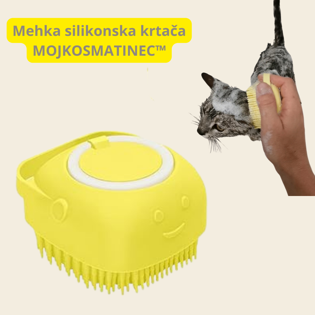 Mehka silikonska krtača MOJKOSMATINEC™