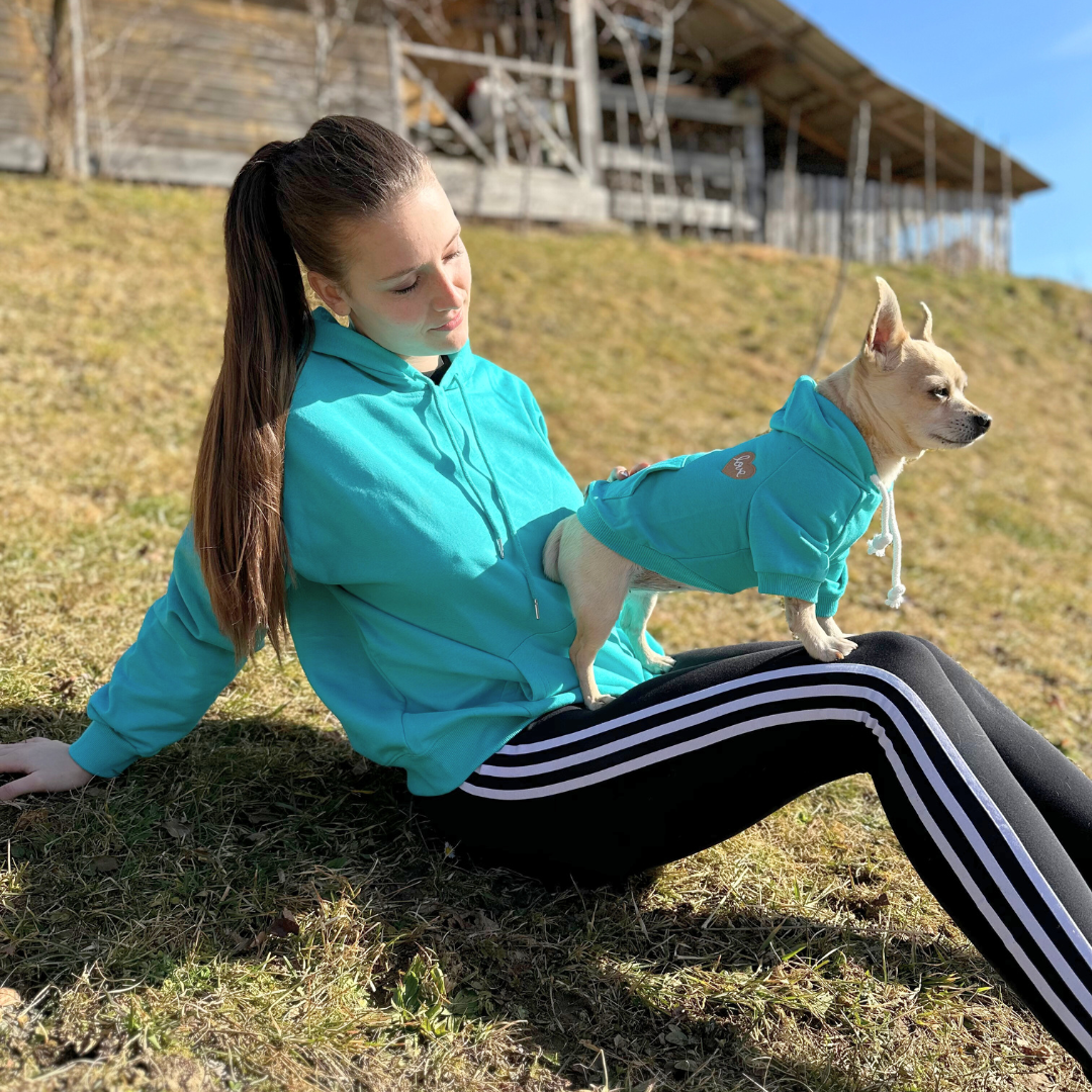 Pulover "Pooch Pals" TURKIZNA