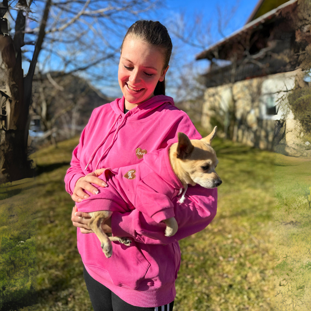 Pulover "Pooch Pals" ROZA