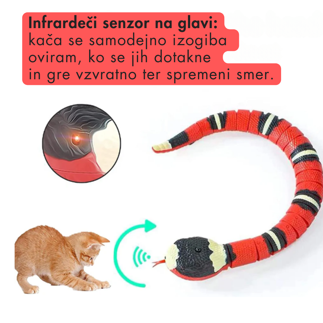 Igrača za mačke "Sssslinky Snake"
